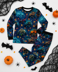 Halloween Monster Truck Bamboo 2 Piece Sleeper Pajamas