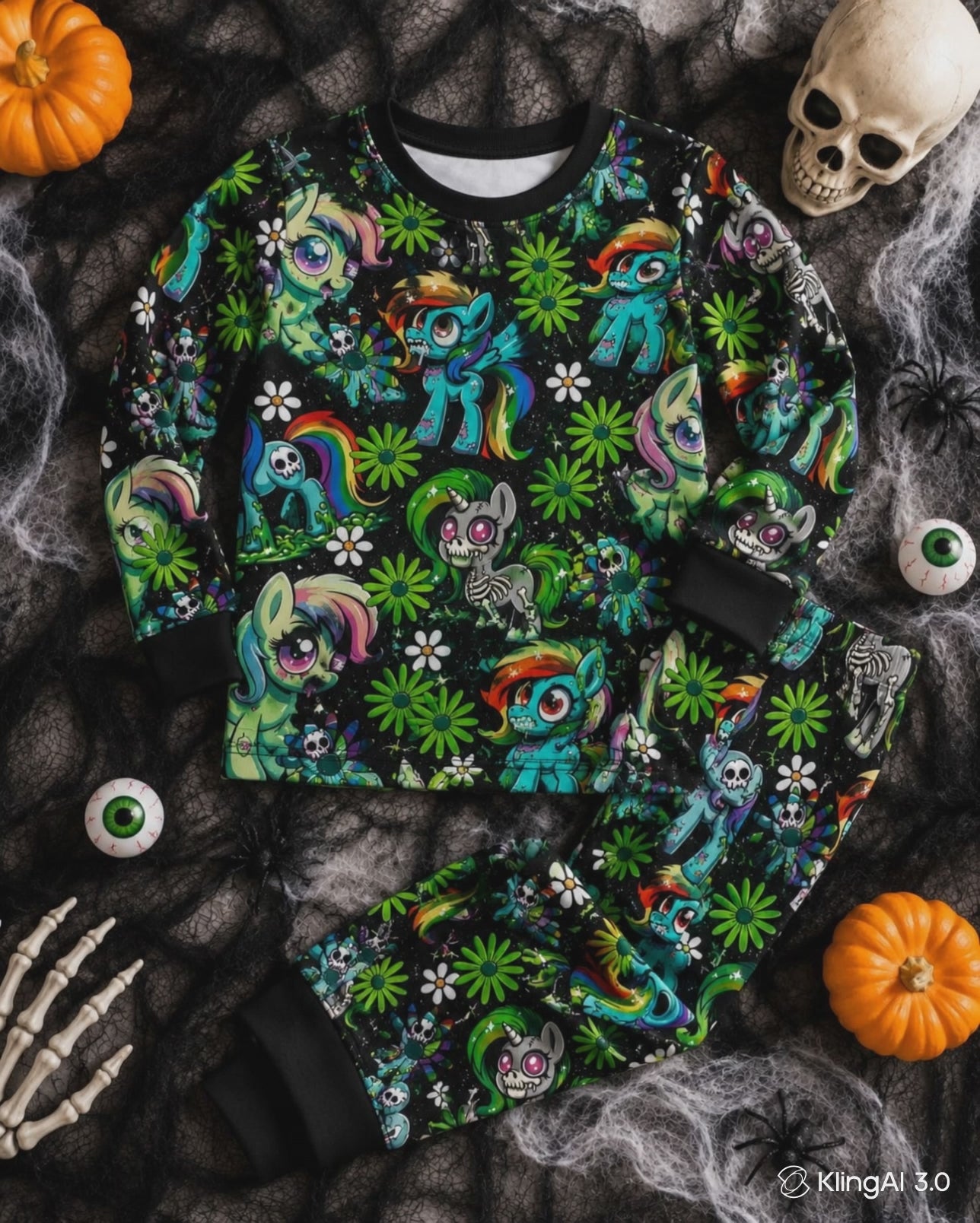 Halloween Zombie My Little Pony Bamboo Footed Sleeper